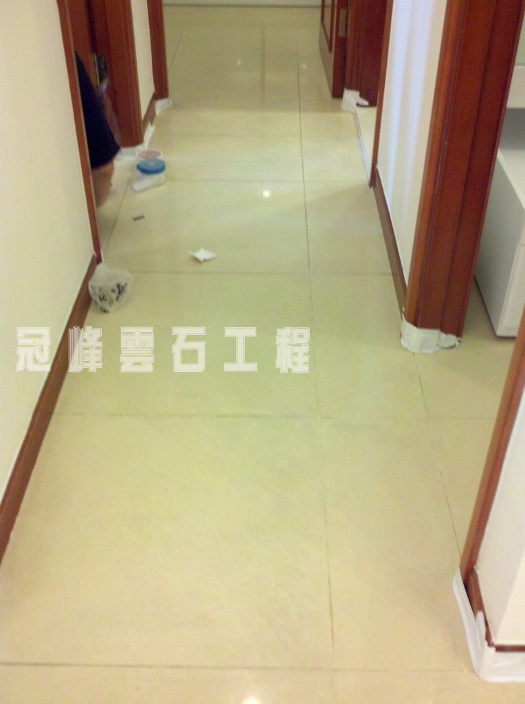 蔚藍灣畔拋光磚翻新 - 冠峰雲石工程實例 #2 圖片 - 2011年03月23日 - hksummit.com