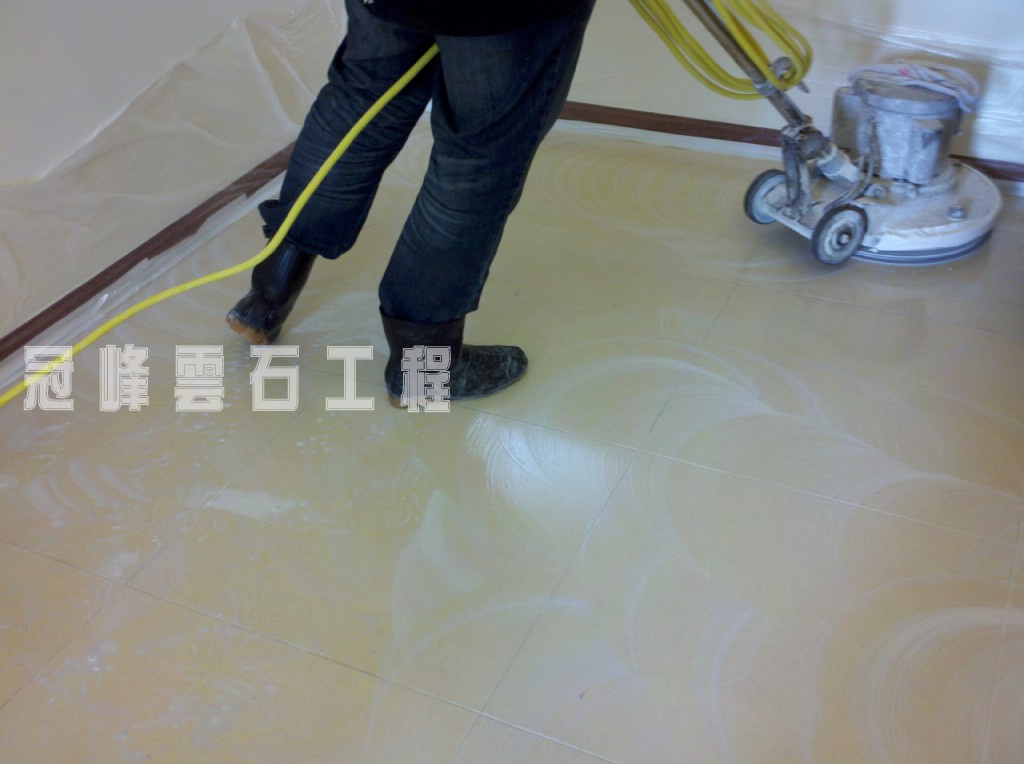 蔚藍灣畔拋光磚翻新 - 冠峰雲石工程實例 #3 圖片 - 2011年03月23日 - hksummit.com