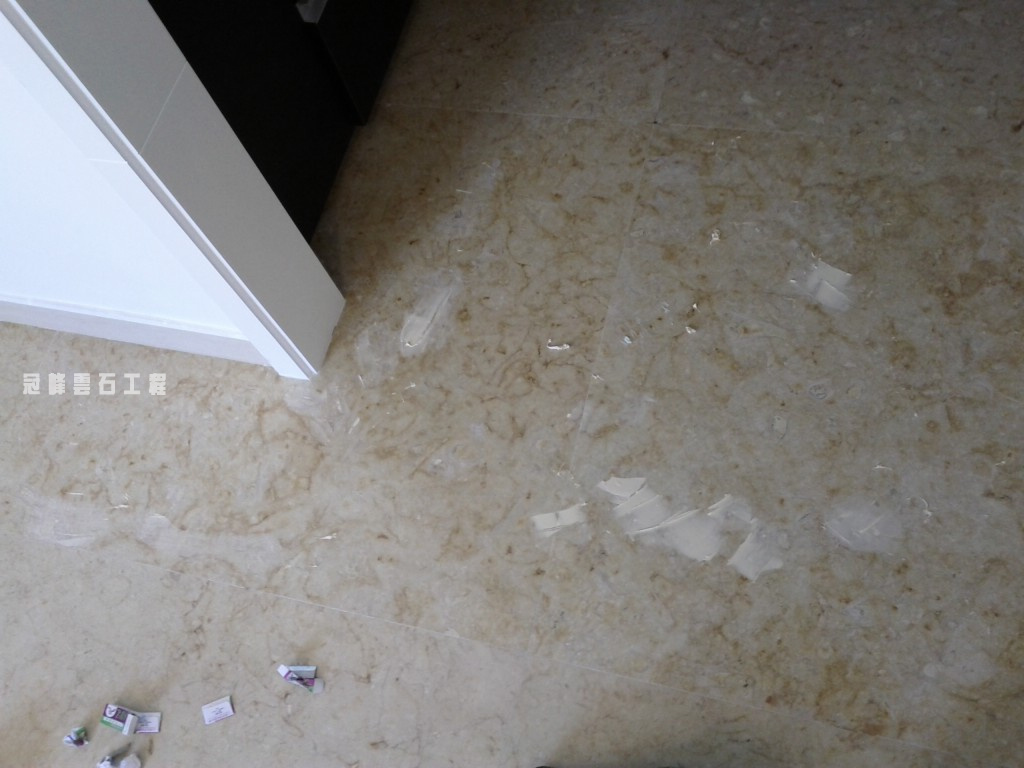 大興花園 米黃雲石打磨翻新 - 冠峰雲石工程實例 - 第1張 圖片 - 2011年05月19日 - hksummit.com