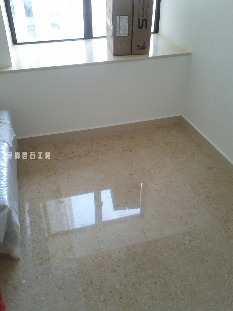 大興花園 米黃雲石打磨翻新 - 冠峰雲石工程實例 - 第8張 圖片 - 2011年05月19日 - hksummit.com