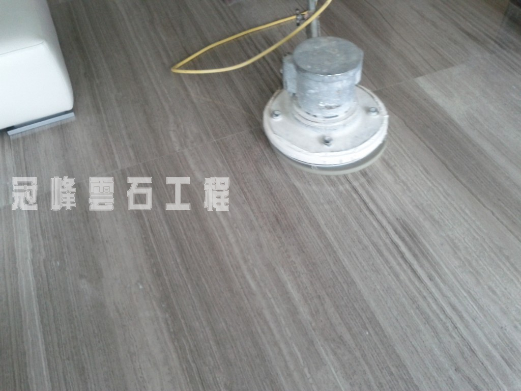 君臨天下 灰木紋及米黃雲石翻新 - 冠峰雲石工程實例 - 第2張 圖片 - 2011年07月12日 - hksummit.com