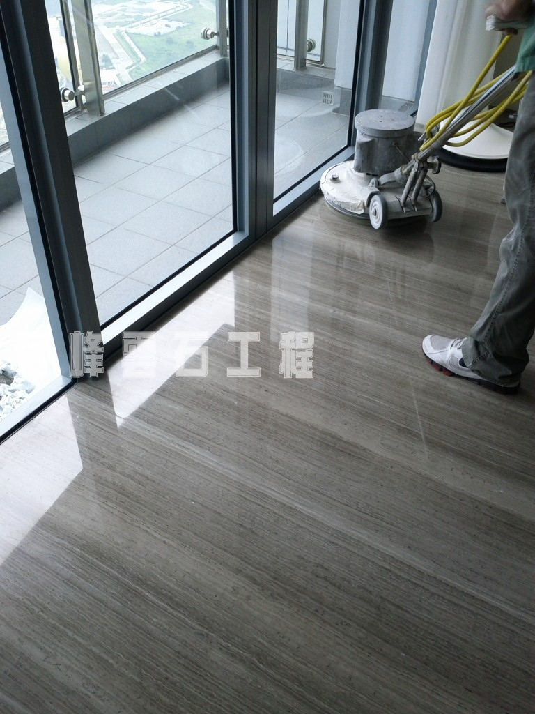君臨天下 灰木紋及米黃雲石翻新 - 冠峰雲石工程實例 - 第4張 圖片 - 2011年07月12日 - hksummit.com