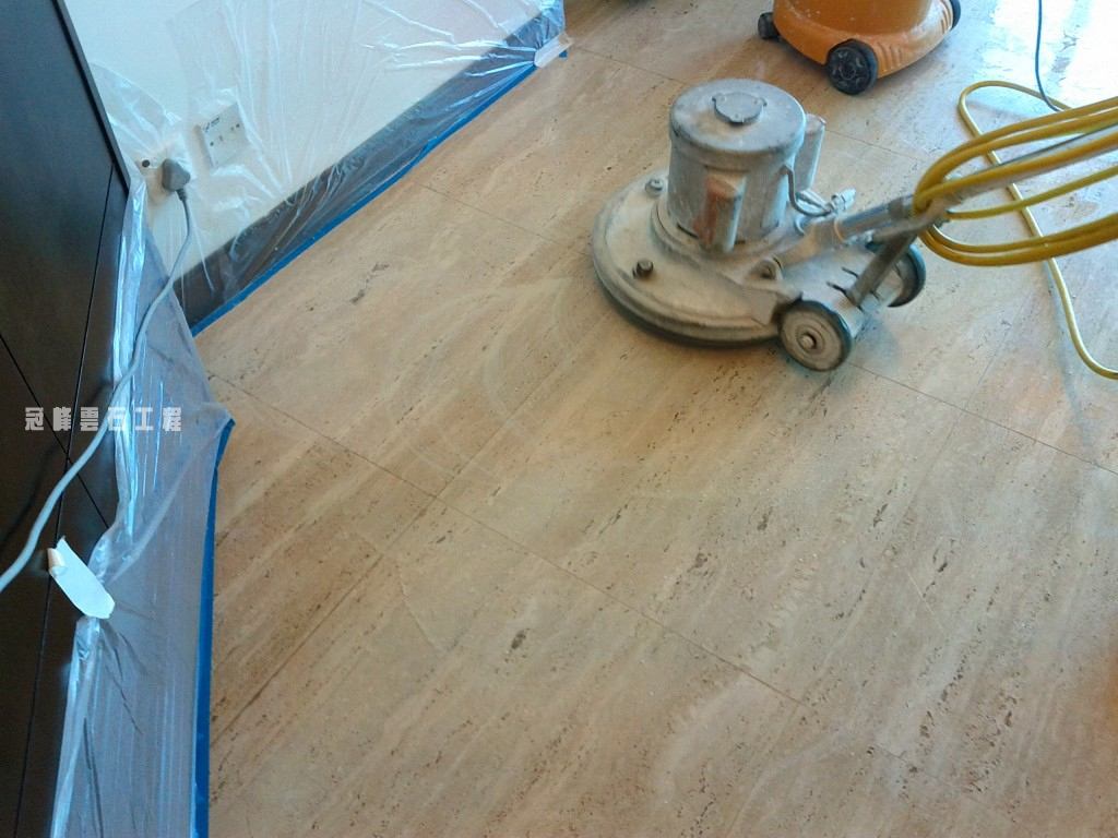 星濤灣 黃吼石打磨翻新 - 冠峰雲石工程實例 - 第3張 圖片 - 2011年08月21日 - hksummit.com