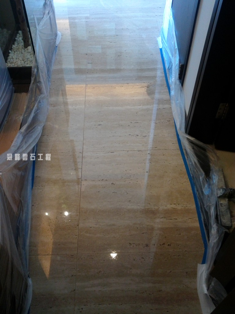 星濤灣 黃吼石打磨翻新 - 冠峰雲石工程實例 - 第4張 圖片 - 2011年08月21日 - hksummit.com