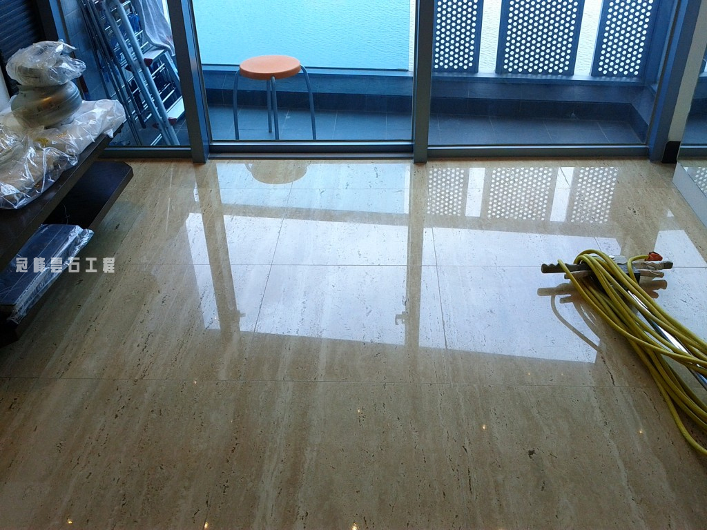 星濤灣 黃吼石打磨翻新 - 冠峰雲石工程實例 - 第6張 圖片 - 2011年08月21日 - hksummit.com