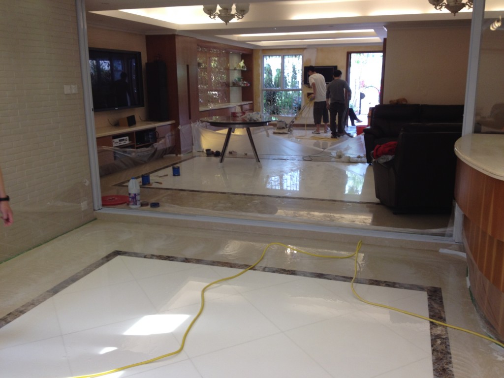 栢麗灣別墅 雲石翻新 - 冠峰雲石工程實例 - 第3張 圖片 - 2012年02月01日 - hksummit.com