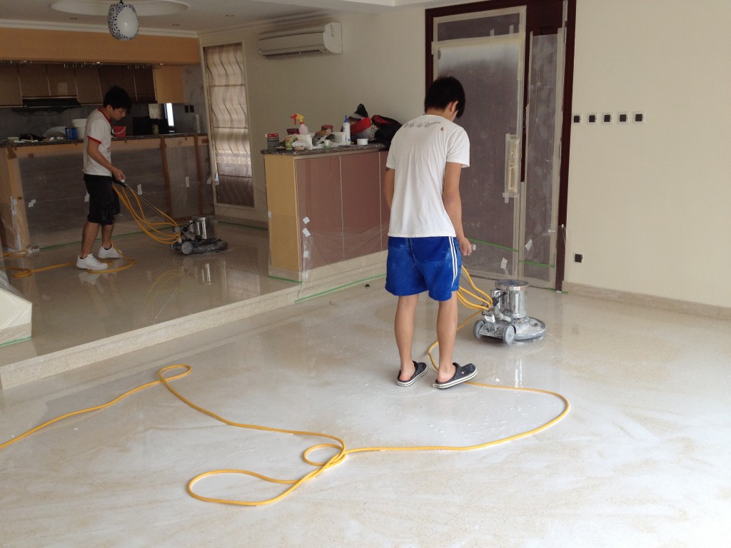 粉嶺別墅 人造石打磨翻新 - 冠峰雲石工程實例 - 第3張 圖片 - 2012年05月02日 - hksummit.com