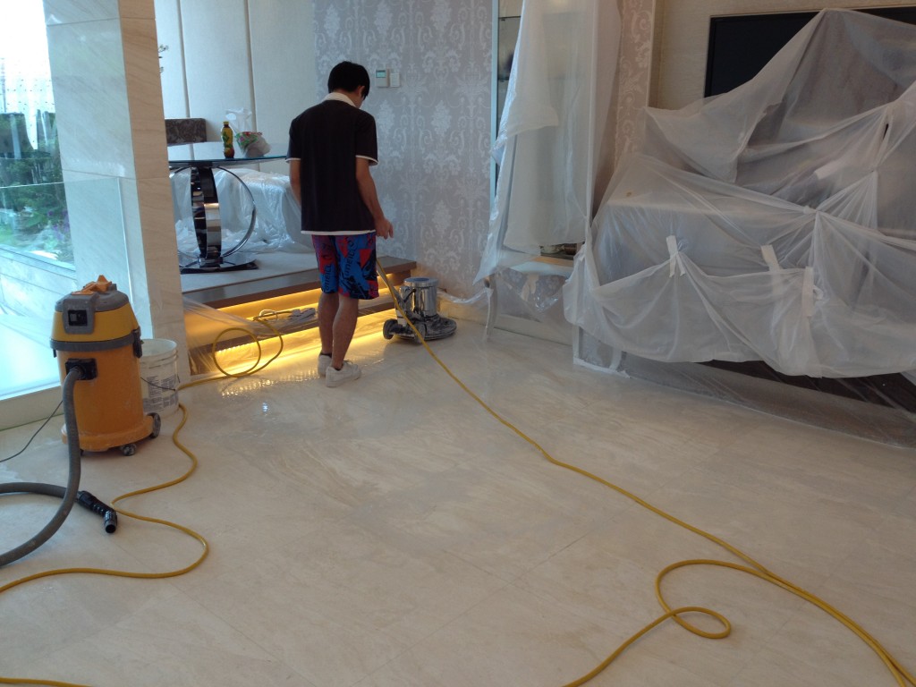 大埔翡翠花園 白吼雲石打磨翻新 - 冠峰雲石工程實例 - 第6張 圖片 - 2012年07月19日 - hksummit.com