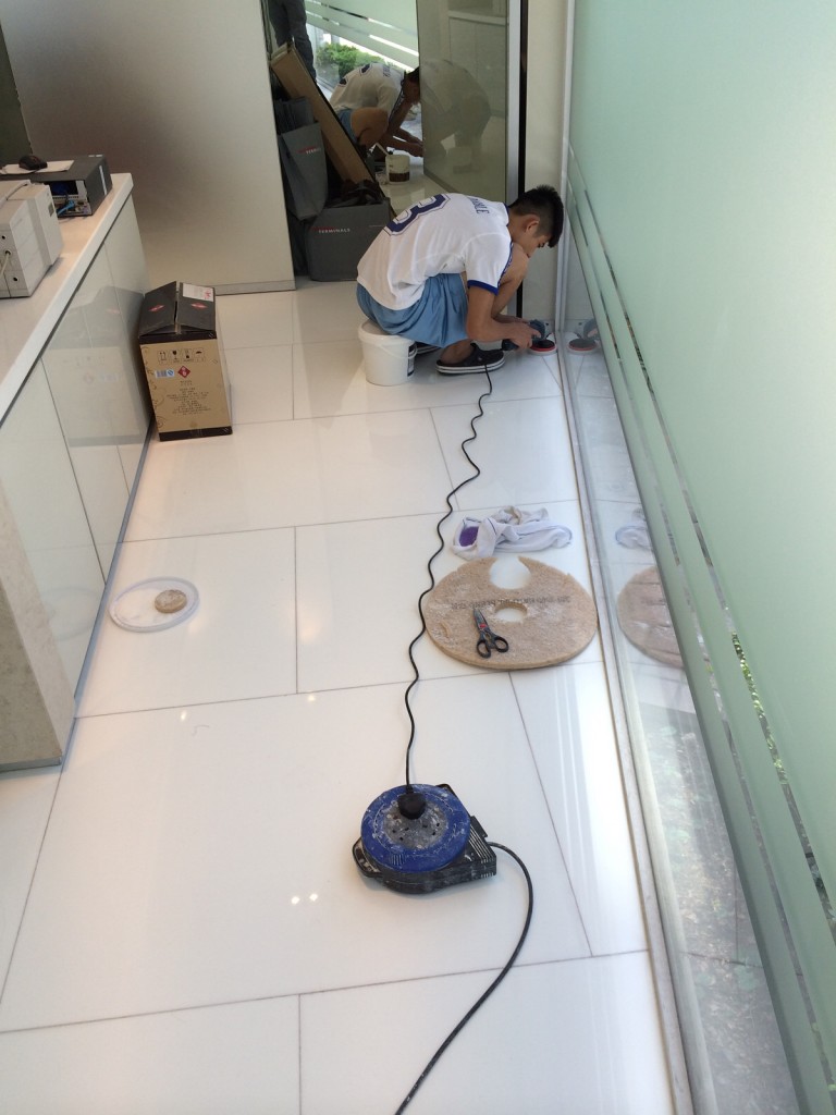 貨櫃碼頭 雲石翻新 - 冠峰雲石工程實例 - 第6張 圖片 - 2014年06月08日 - hksummit.com