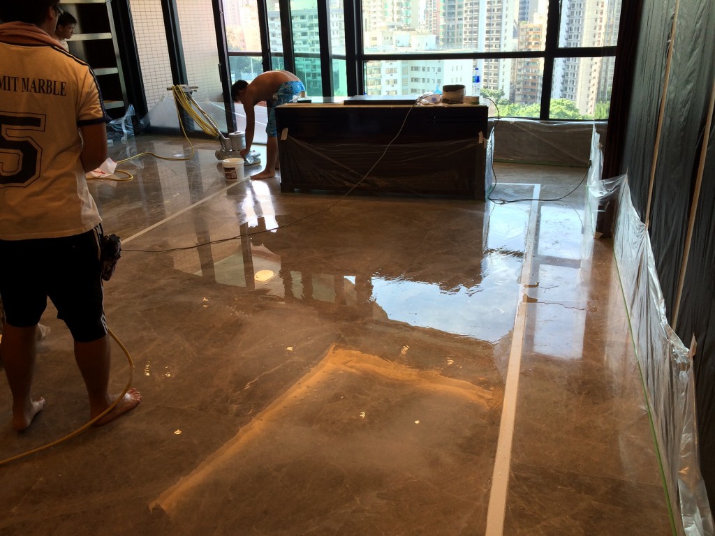 帝景園 雲石翻新 - 冠峰雲石工程實例 - 第2張 圖片 - 2014年08月03日 - hksummit.com