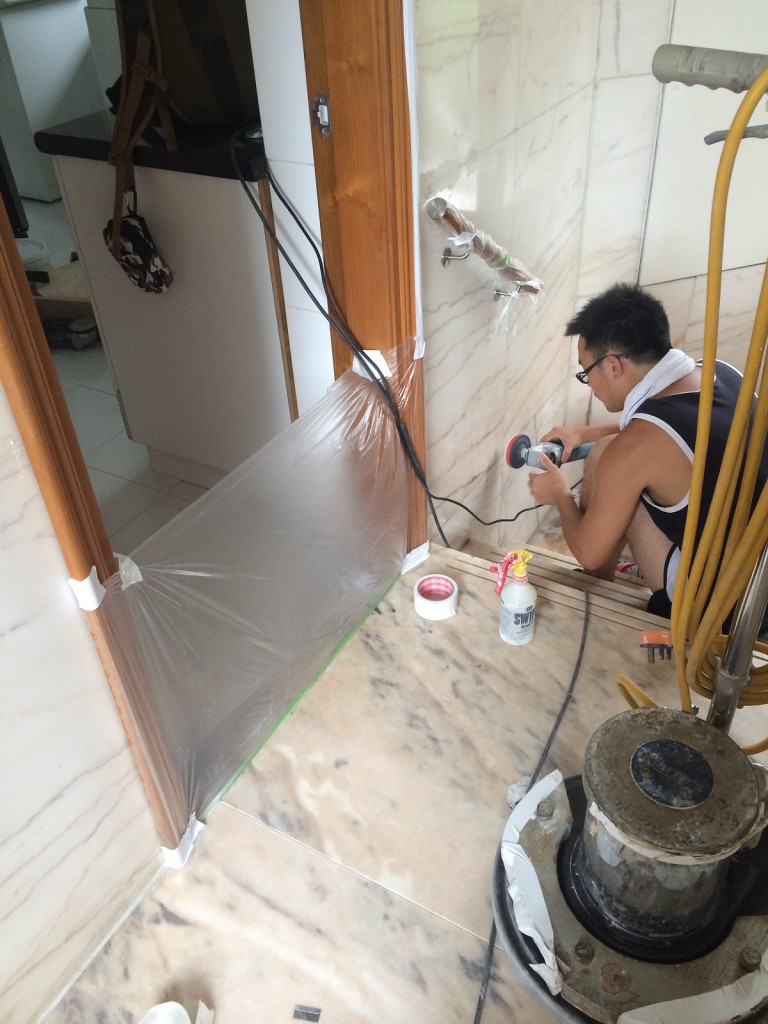 喜蓮花園 雲石翻新工程 - 冠峰雲石工程實例 - 第4張 圖片 - 2014年08月03日 - hksummit.com