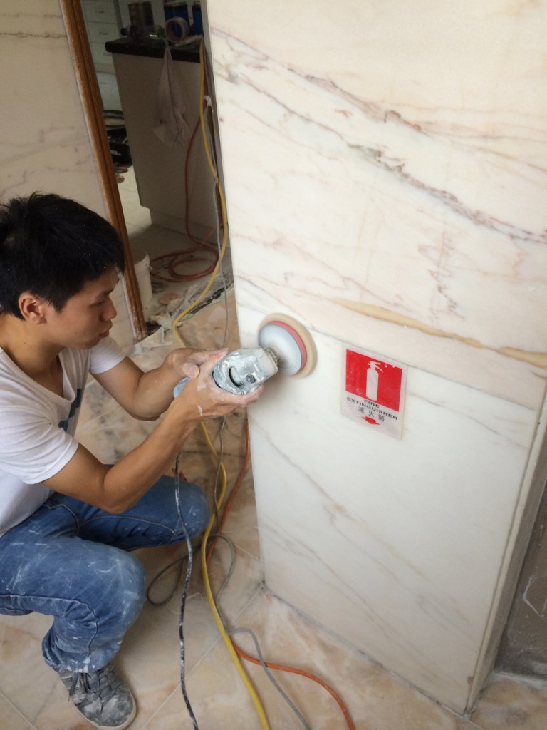 喜蓮花園 雲石翻新工程 - 冠峰雲石工程實例 - 第6張 圖片 - 2014年08月03日 - hksummit.com