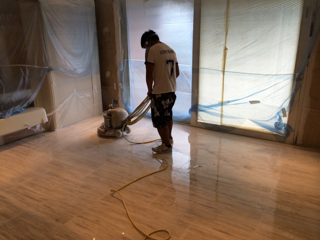 陽明山莊 雲石無縫打磨 - 冠峰雲石工程實例 - 第4張 圖片 - 2014年10月12日 - hksummit.com