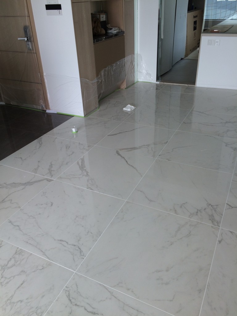 豪景花園 拋光磚翻新 - 冠峰雲石工程實例 - 第4張 圖片 - 2015年02月13日 - hksummit.com