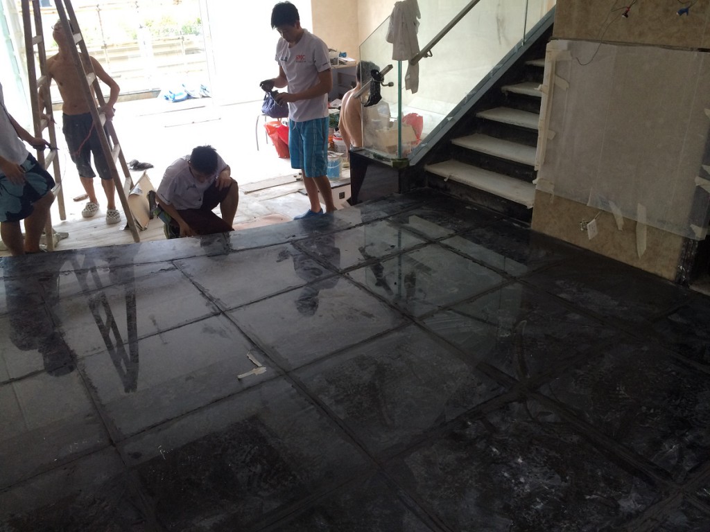 比華利山別墅 雲石無縫打磨 - 冠峰雲石工程實例 - 第4張 圖片 - 2015年08月15日 - hksummit.com