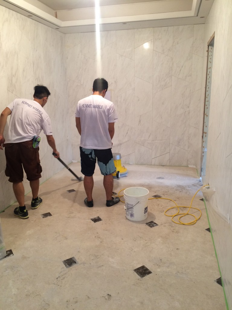 比華利山別墅 雲石無縫打磨 - 冠峰雲石工程實例 - 第5張 圖片 - 2015年08月15日 - hksummit.com