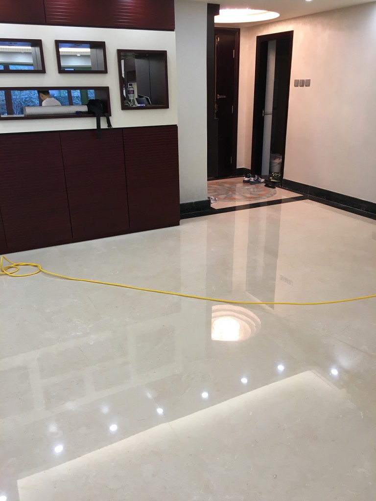 星輝豪庭 西班米黃雲石翻新 - 冠峰雲石工程實例 - 第14張 圖片 - 2015年11月17日 - hksummit.com