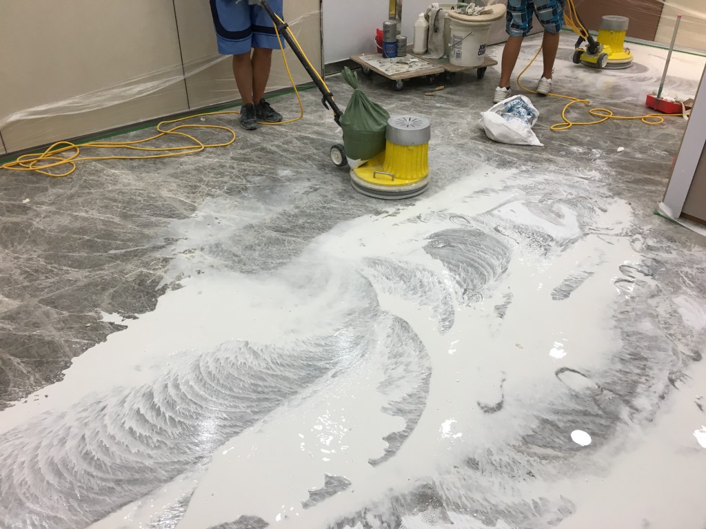 統一中心 雲石無縫打磨 - 冠峰雲石工程實例 #4 圖片 - 2015年11月24日 - hksummit.com