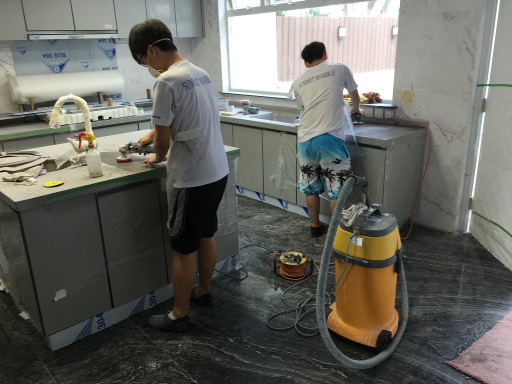 南海小築 雲石翻新 - 冠峰雲石工程實例 - 第15張 圖片 - 2015年12月20日 - hksummit.com