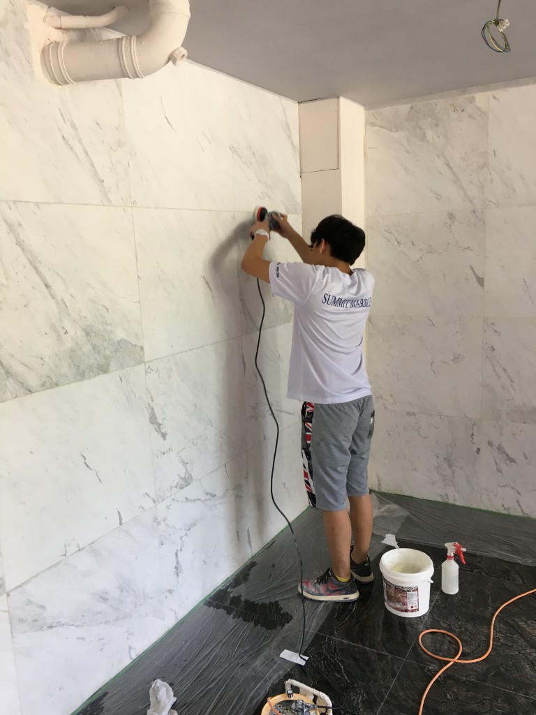 南海小築 雲石翻新 - 冠峰雲石工程實例 - 第4張 圖片 - 2015年12月20日 - hksummit.com