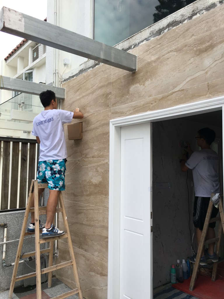 南海小築 雲石翻新 - 冠峰雲石工程實例 - 第5張 圖片 - 2015年12月20日 - hksummit.com