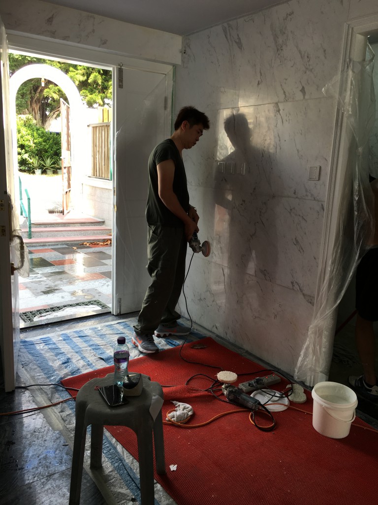 南海小築 雲石翻新 - 冠峰雲石工程實例 - 第6張 圖片 - 2015年12月20日 - hksummit.com