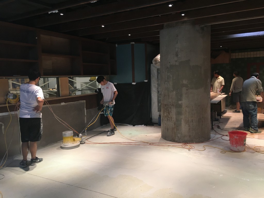 置地廣場 石米地台打磨 - 冠峰雲石工程實例 - 第7張 圖片 - 2015年12月20日 - hksummit.com