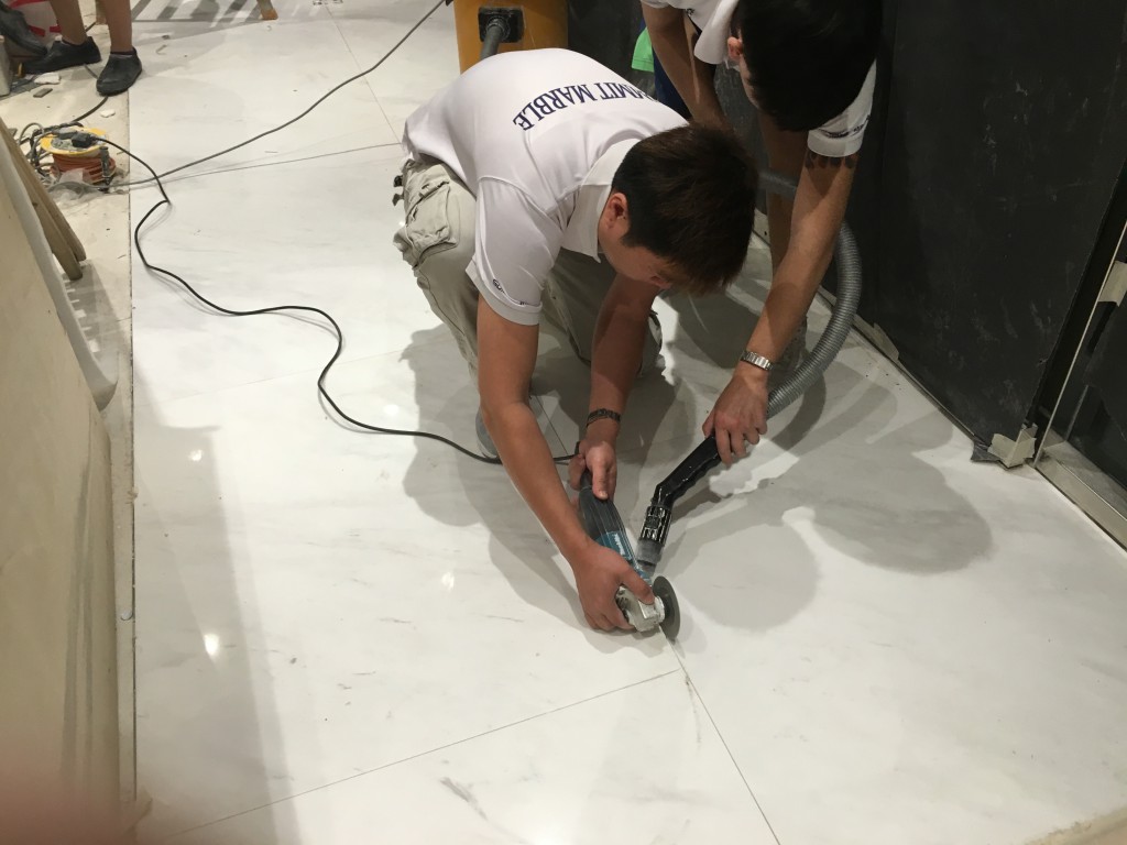 柏克大廈 雲石無縫打磨 - 冠峰雲石工程實例 - 第2張 圖片 - 2016年02月06日 - hksummit.com