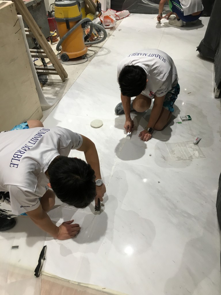 柏克大廈 雲石無縫打磨 - 冠峰雲石工程實例 - 第3張 圖片 - 2016年02月06日 - hksummit.com