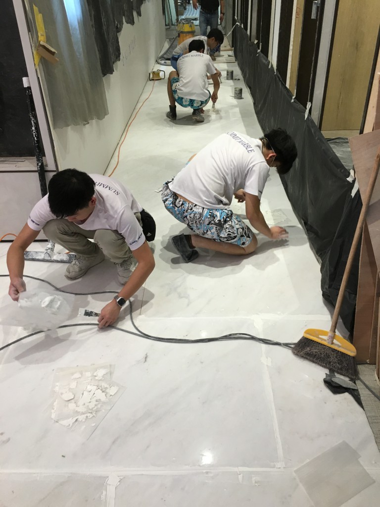 港島東中心 雲石無縫打磨 - 冠峰雲石工程實例 - 第5張 圖片 - 2016年02月06日 - hksummit.com