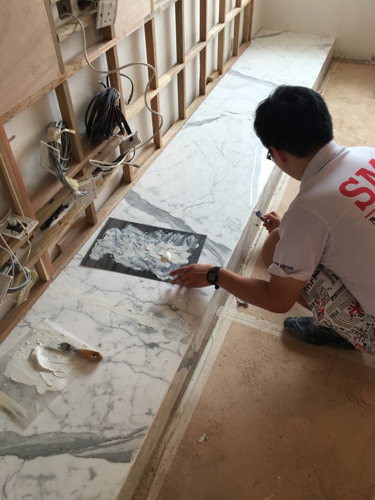 薄扶林道 雲石無縫打磨 - 冠峰雲石工程實例 - 第3張 圖片 - 2016年06月19日 - hksummit.com