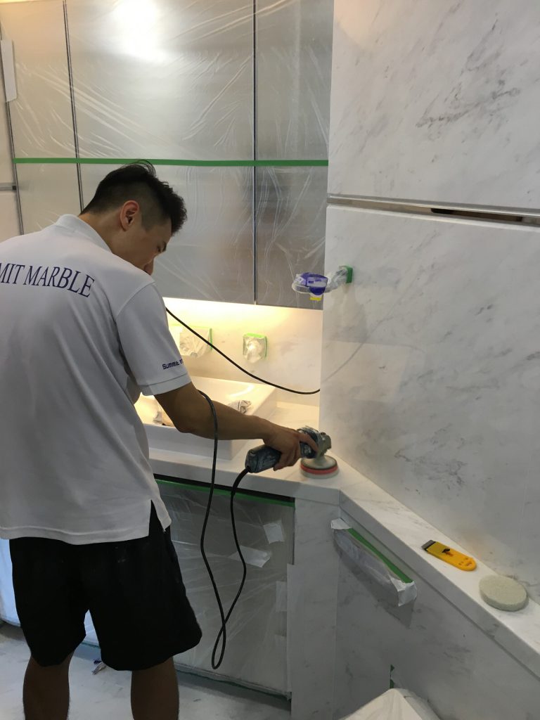 海逸豪園 雲石翻新 - 冠峰雲石工程實例 - 第2張 圖片 - 2016年11月12日 - hksummit.com