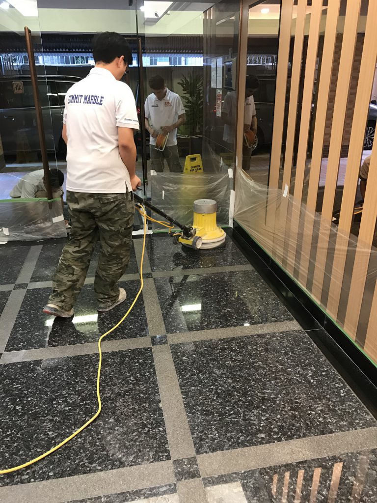 僑苑 麻石翻新 - 冠峰雲石工程實例 - 第4張 圖片 - 2017年01月24日 - hksummit.com