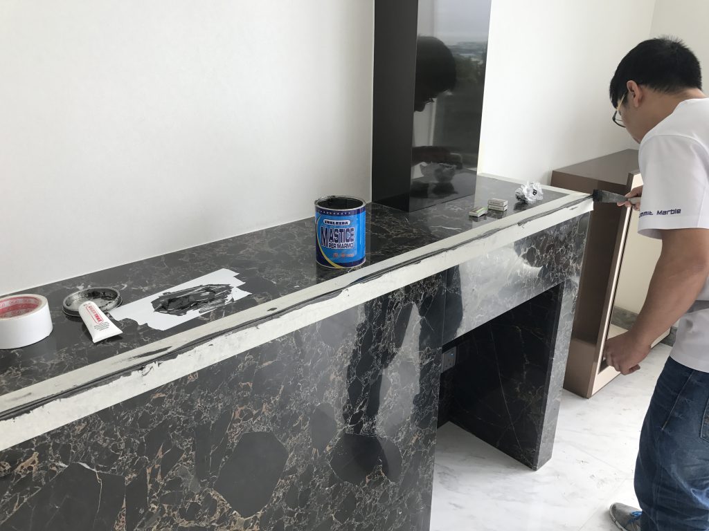 比華利山別墅 雲石無縫打磨 - 冠峰雲石工程實例 #3 圖片 - 2017年02月17日 - hksummit.com