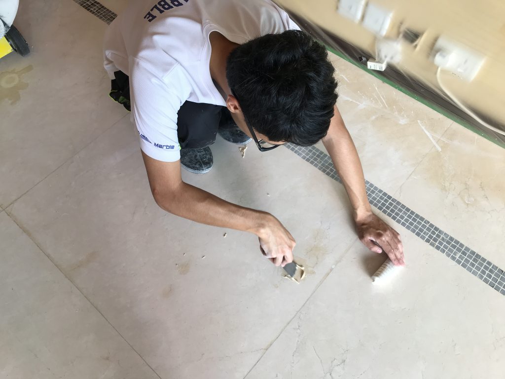 駿景園 雲石翻新 - 冠峰雲石工程實例 - 第3張 圖片 - 2018年12月06日 - hksummit.com