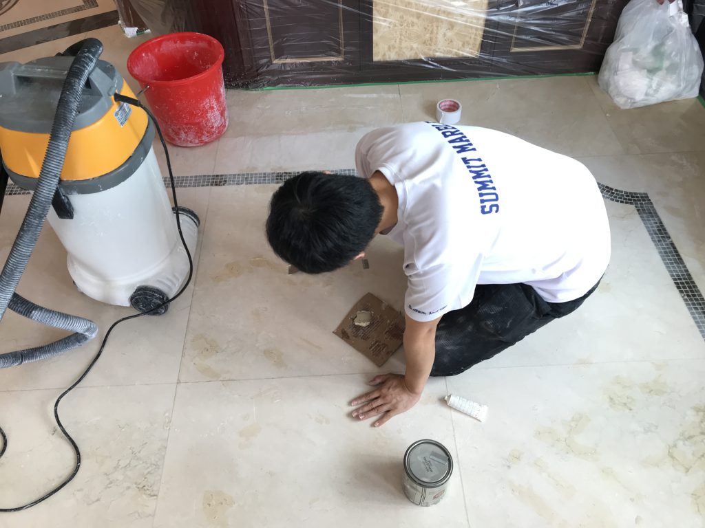 駿景園 雲石翻新 - 冠峰雲石工程實例 - 第4張 圖片 - 2018年12月06日 - hksummit.com