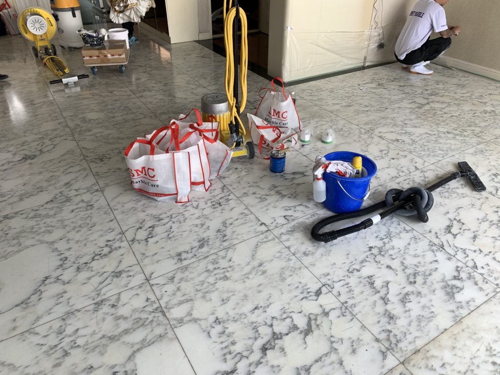 豪景花園 雲石翻新 - 冠峰雲石工程實例 - 第1張 圖片 - 2019年03月16日 - hksummit.com