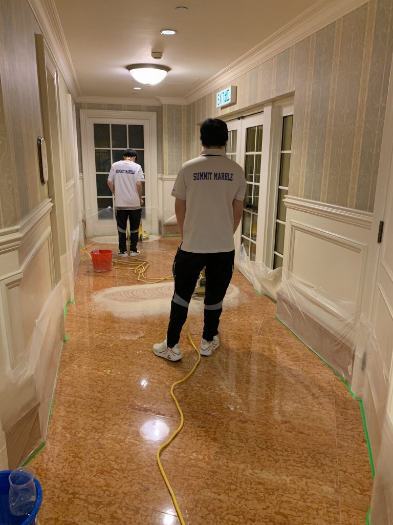 迪士尼樂園酒店 雲石翻新工程 - 冠峰雲石工程實例 #20 圖片 - 2021年05月22日 - hksummit.com