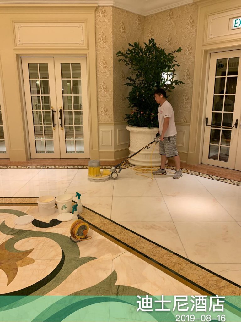 迪士尼樂園酒店 雲石翻新工程 - 冠峰雲石工程實例 #26 圖片 - 2021年05月22日 - hksummit.com