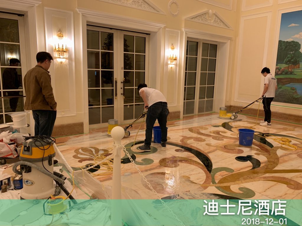 迪士尼樂園酒店 雲石翻新工程 - 冠峰雲石工程實例 #5 圖片 - 2021年05月22日 - hksummit.com