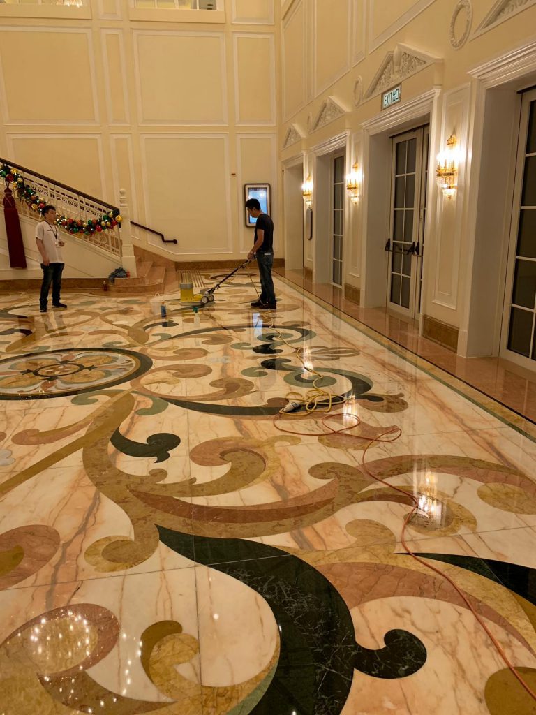 迪士尼樂園酒店 雲石翻新工程 - 冠峰雲石工程實例 #7 圖片 - 2021年05月22日 - hksummit.com