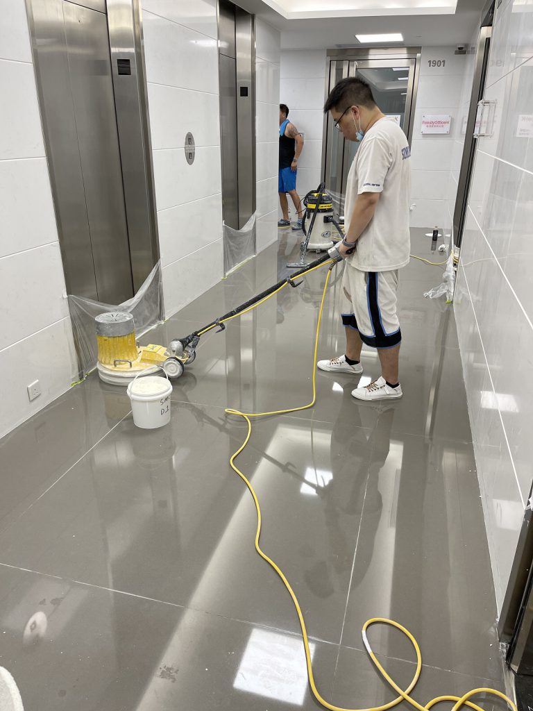 金鐘商業大廈 人造石打磨翻新 - 冠峰雲石工程實例 #10 圖片 - 2021年09月07日 - hksummit.com